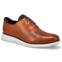 Cole Haan Zero Grand Laser Wingtip Men Tan New